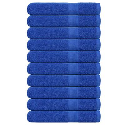 vidaXL Uteráky FROGN 10 ks modré 100x200 cm 360 g/m²