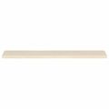 vidaXL Parapety 2 ks Biela 160 x 25 x 2 cm Masívne dubové drevo