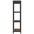 vidaXL Regál na knihy 40 x 30 x 119 cm Kompozitné drevo Staré drevo
