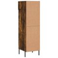vidaXL Botník dymový dub 30x35x105 cm kompozitné drevo