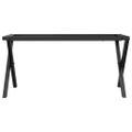 vidaXL Nohy konferenčného stolíka X-rám 70x30x43 cm oceľ