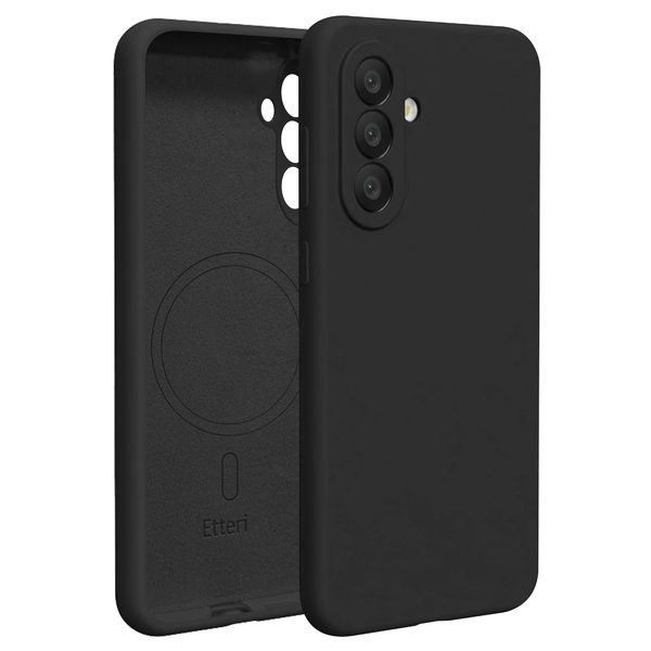 Puzdro Etteri Silicone Mag pre Samsung Galaxy A57 5G čierne