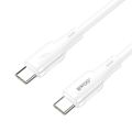 BWOO silikónový kábel X329CC 65W USB-C 1m biely