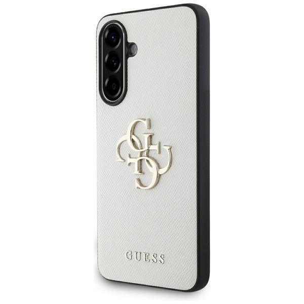 Guess HC PU Grained Big 4G and Classic Logo case for Samsung Galaxy A56 Beige