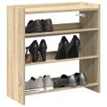 vidaXL Regál na topánky dub sonoma 60x25x62 cm spracované drevo