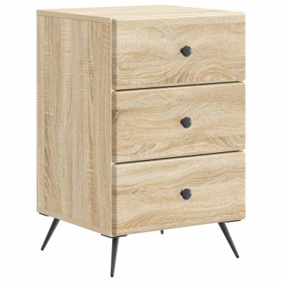 vidaXL Nočný stolík Dub sonoma 43 x 41 x 66,5 cm Kompozitné drevo