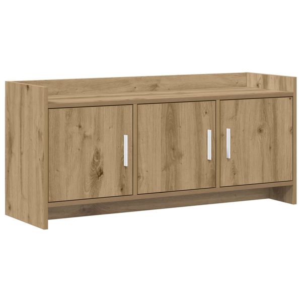 vidaXL TV skrinka 102 x 33 x 47 cm Dub artisan Kompozitné drevo