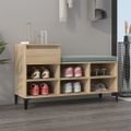 vidaXL Botník dub sonoma 102x36x60 cm spracované drevo