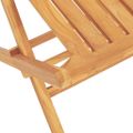 vidaXL Skladacie stoličky 2 ks 47x47x89 cm Masívne teakové drevo