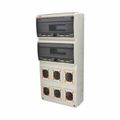 Skriňa 3978 AcquaCOMBI IP65, 6 otvorov, 32 modulov, 685x330x155 mm