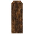 vidaXL Komoda s LED svetlami dymový dub 162x37x100 cm