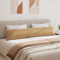 vidaXL Vankúše na pohovku 2 pcs Hnedá 200 x 40 cm Kordúrová tkanina