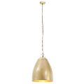 vidaXL Industriálna závesná lampa 25 W mosadzná 32 cm okrúhla E27