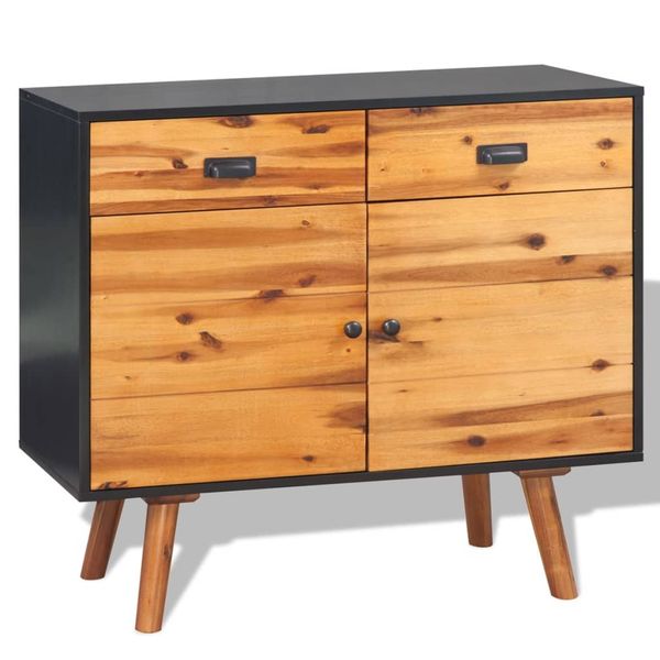 vidaXL Komoda z masívneho akáciového dreva 90x33,5x83 cm