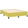 vidaXL Boxspring posteľ s matracom zelená 140x200 cm látka