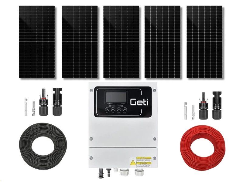 Sada pre solárny ohrev vody GETI GWH02D 2275Wp 5x PV TRINA Solar