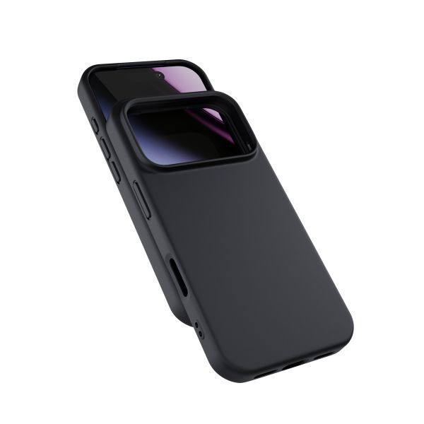 Epico Silicone TPU Mag+ Case iPhone 17 Pro Max - čierna