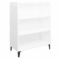 vidaXL Komoda biela 69,5x32,5x90 cm spracované drevo