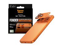 PanzerGlass FENDER Apple iPhone 17 Pro Max oranžový ochranný hliníkový prvok fotoaparátu (Orange)