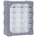 vidaXL Organizér s 18 strednými zásuvkami 38x16x47 cm