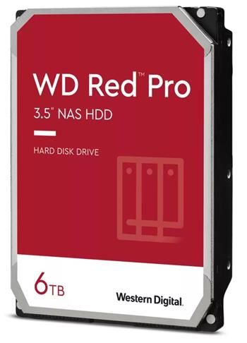 HDD 6TB WD6005FFBX Red Pro 256MB SATAIII 7200rpm Pevný disk, interný, 6TB, SATA III, 3,5", 7200 rpm, 256MB