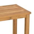 vidaXL Konzolový stôl Hnedá 110 x 40 x 75 cm Husté teakové drevo