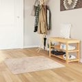 vidaXL Behúň MARSA Béžová 100 x 100 cm Polyester a PVC