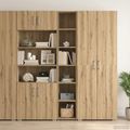 vidaXL Highboard Dub artisan 30 x 41 x 185 cm Kompozitné drevo