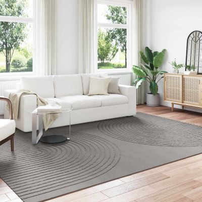 vidaXL Kusové koberce Obdĺžnikový GALATI Biely 340 x 240 cm Polyester