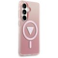 Puzdro Guess IML Gradient Triangle MagSafe pre Samsung Galaxy S26 ružové