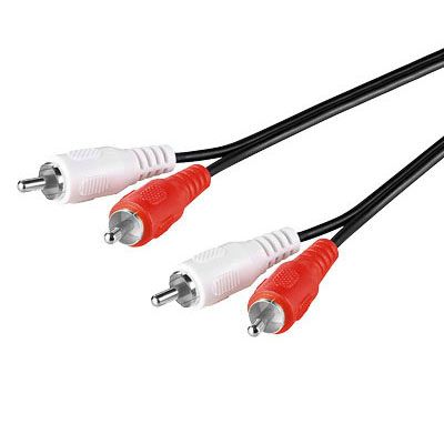 SBOX RCA-101, Kábel 2xRCA samec/2xRCA samec