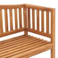 vidaXL Záhradná lavička 120 cm, tíkový masív