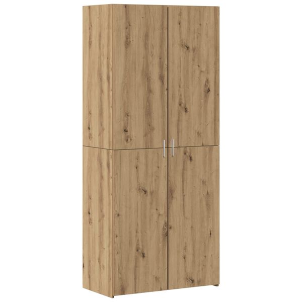 vidaXL Highboard 2 pcs Remeselný dub 80 x 42 x 185 cm