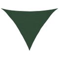 vidaXL Tieniaca plachta 160 g/m² tmavozelená 3x3x4,2 m HDPE