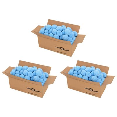 vidaXL Antibakteriálne filtr. guľôčky do bazéna modré 2100g polyetylén