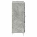 vidaXL Zásuvkový kabinet Betónovo sivá 66 x 34,5 x 89,5 cm