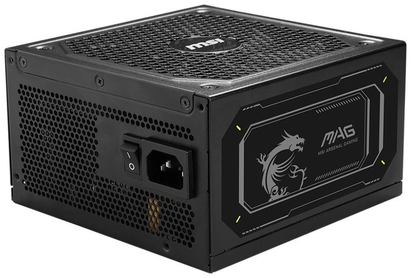 MSI zdroj MAG A1000GL PCIE5 II/ 1000W/ ATX3.1/ akt. PFC/ 7 let celk. záruka/ 135mm fan/ modulární kabeláž/ 80PLUS Gold Zdroj, 1000W, 80 PLUS Gold, ATX 3.1, PCIe 5.1, plne modulární, 135mm ventilátor, Active PFC, ochrana OVP/OCP/OPP/OTP/SCP/UVP
