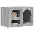 vidaXL TV skrinka ELST 60 x 35 x 40 cm Sivý Sonoma Kompozitné drevo