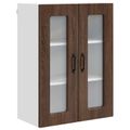 vidaXL Dvierka na umývačku Kalmar Hnedý dub 60 x 31 x 80 cm