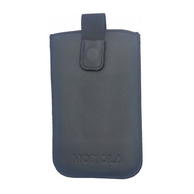 Vysúvacie puzdro pre MOBIOLA MB520 TitanX kožené, čierne
