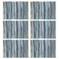 vidaXL Prestierania 6 ks chindi rifľovo-modré 30x45 cm bavlnené