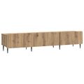 vidaXL TV skrinka 147 x 34,5 x 32 cm Dub artisan Kompozitné drevo