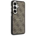 Puzdro Guess 4G Embossed Ring MagSafe pre Samsung Galaxy S26 hnedá