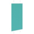 vidaXL Plisovaná roleta petrolejovo zelená 65x150 cm šírka látky 64,4 cm polyester