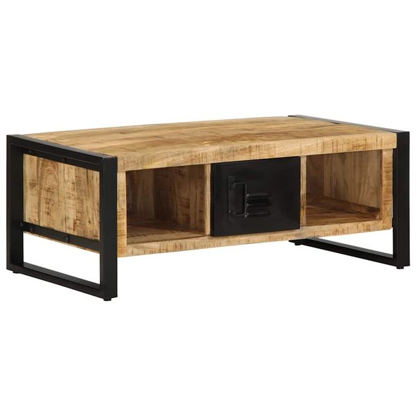 vidaXL konferenčný stolík 90x50x36 cm masívne hrubé drevo mango