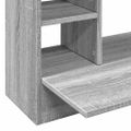 vidaXL Nástenný stolík sivý sonoma 105x48x75 cm kompozitné drevo