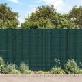 vidaXL PVC ochranné pásy na ochranu súkromia 140x0,19 m matné zelené