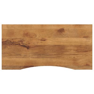 vidaXL Stolová doska so zakrivením 140x50x2,5 cm surový mangový masív