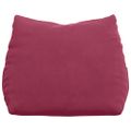 vidaXL Poduška na chrbát Víno červené 60 x 20 x 50 cm