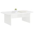 vidaXL Konferenčný stolík Biela 93 x 53 x 33 cm Kompozitné drevo